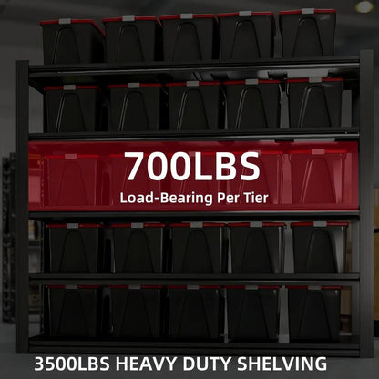 Heavy-Duty Metal Garage Shelving Unit 72x62x24 – 5-Tier