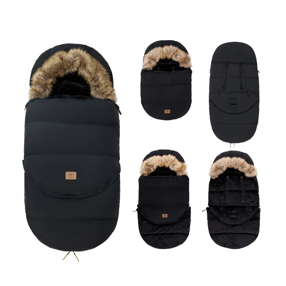 Universal Baby Stroller Footmuff – Windproof Winter Sack - EverGrowMarkeplace