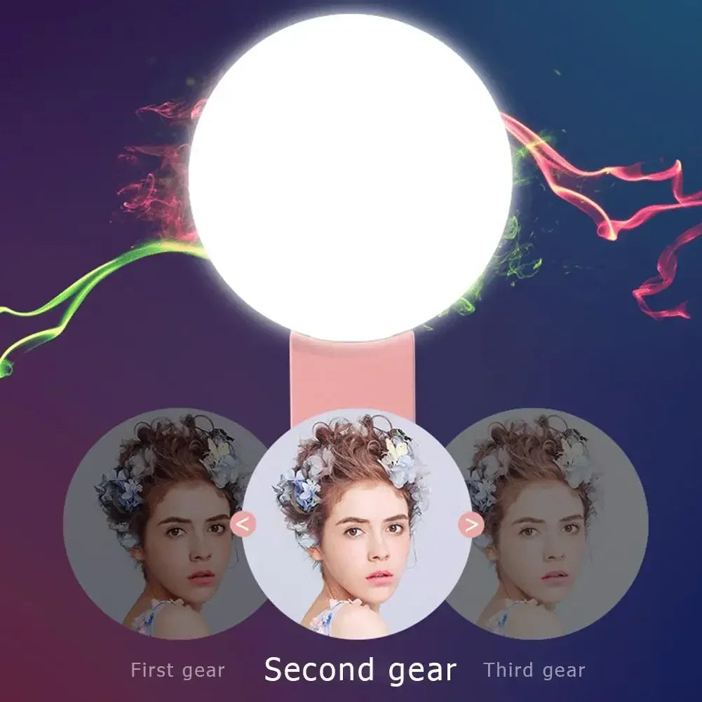 Mini Clip-On Selfie Ring Light For Mobile Phones - EverGrowMarkeplace
