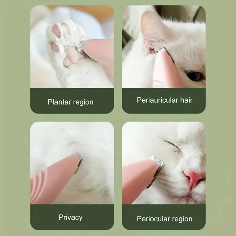 Pet Hair Detail Trimmer Electric Clipper for Cats & Dogs