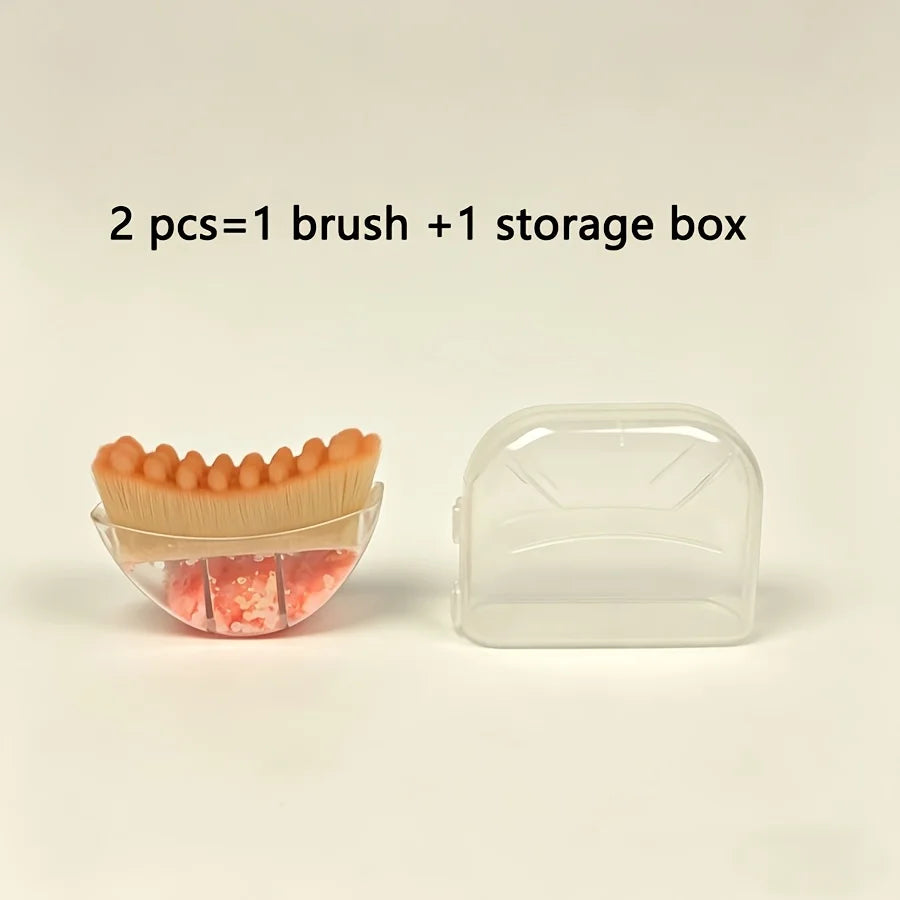 Facial Lymphatic Massage Brush Set with Storage Box
