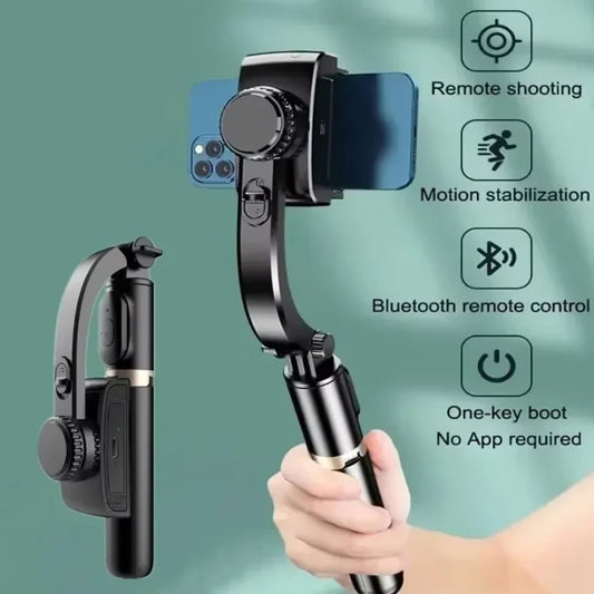 Bluetooth Selfie Stick Tripod with Gimbal Stabilizer