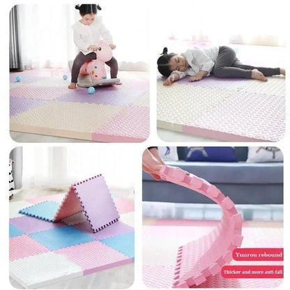 Interlocking Foam Baby Play Mat – Soft Puzzle Floor Tiles - EverGrowMarkeplace