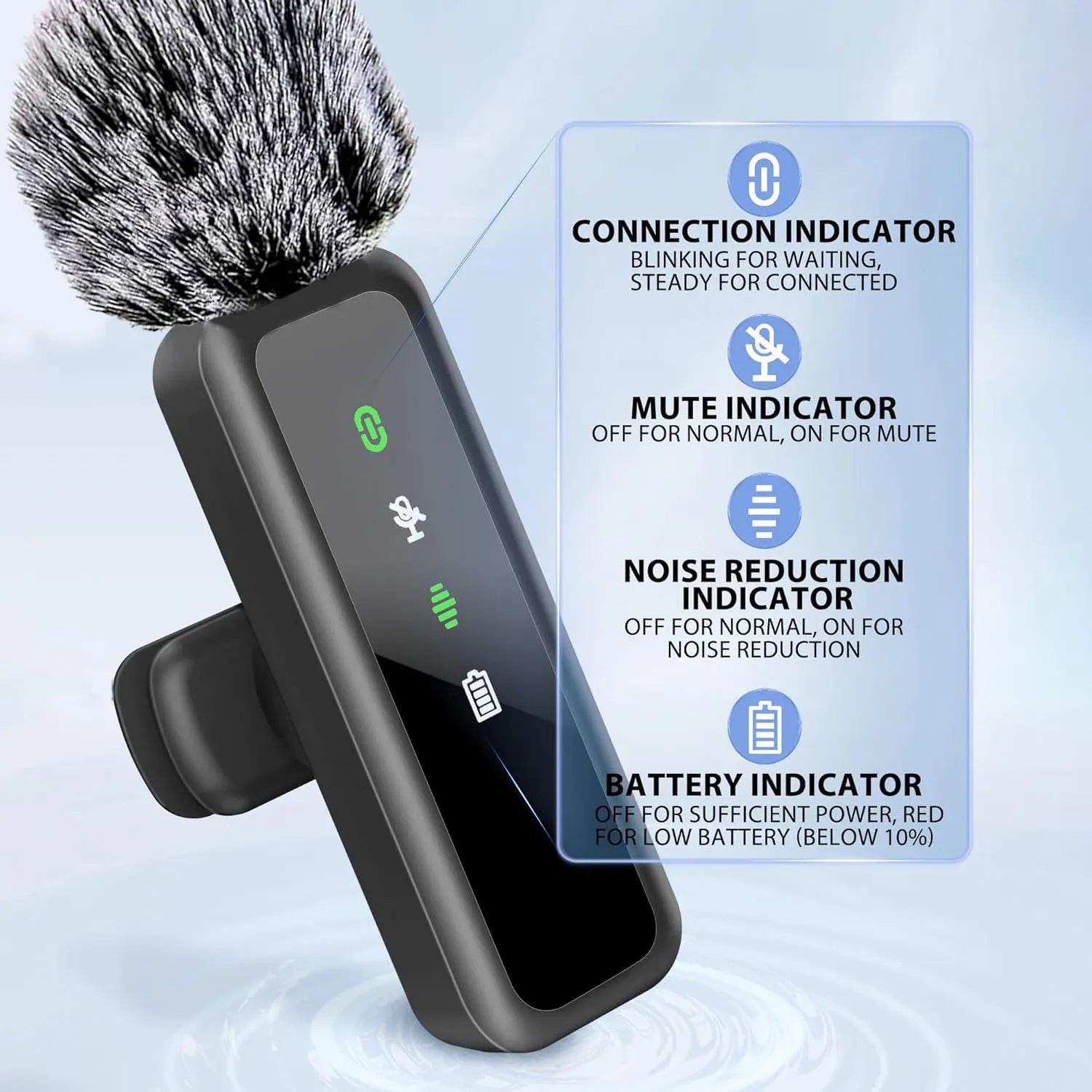 Wireless USB-C Lavalier Microphone – Noise Reduction Kit - EverGrowMarkeplace