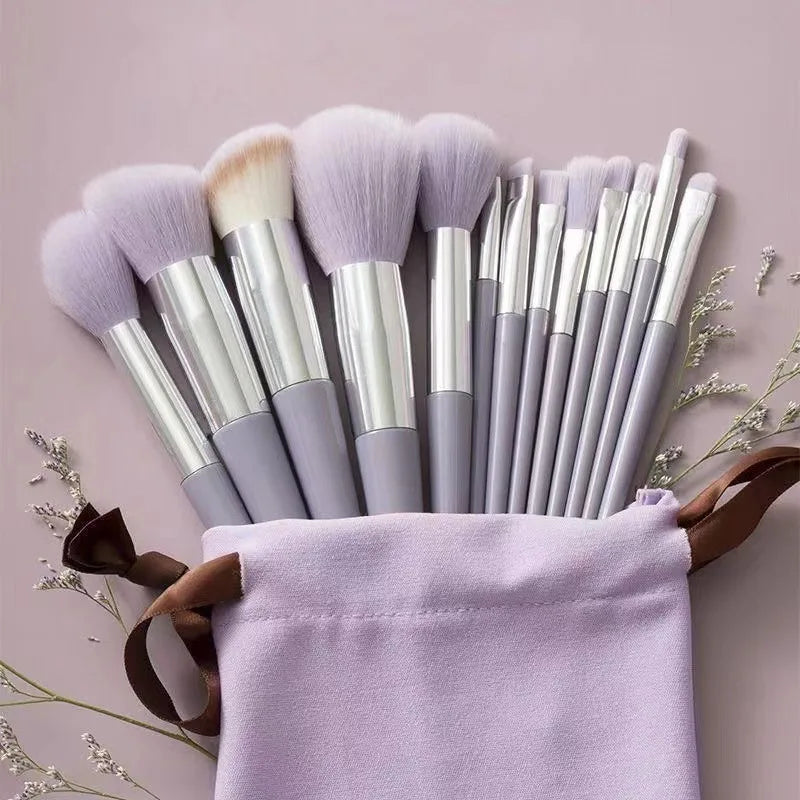 Professional Makeup Brush Set with Soft Synthetic Bristles - EverGrowMarkeplace