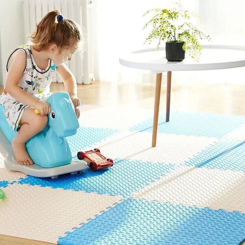 Interlocking Foam Baby Play Mat – Soft Puzzle Floor Tiles - EverGrowMarkeplace