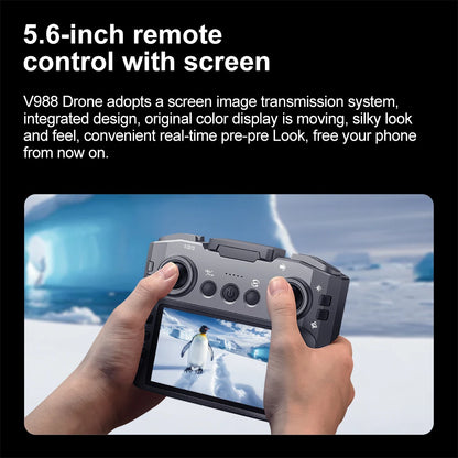8K GPS Camera Drone With Screen Controller And Obstacle Avoidance