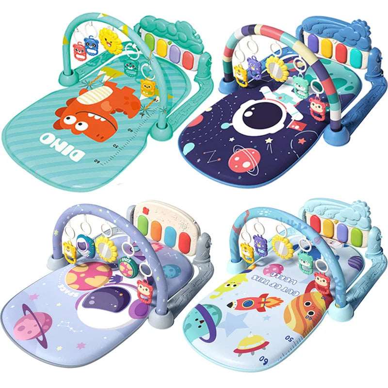 Baby Piano Play Gym Mat with Educational Activity Toys