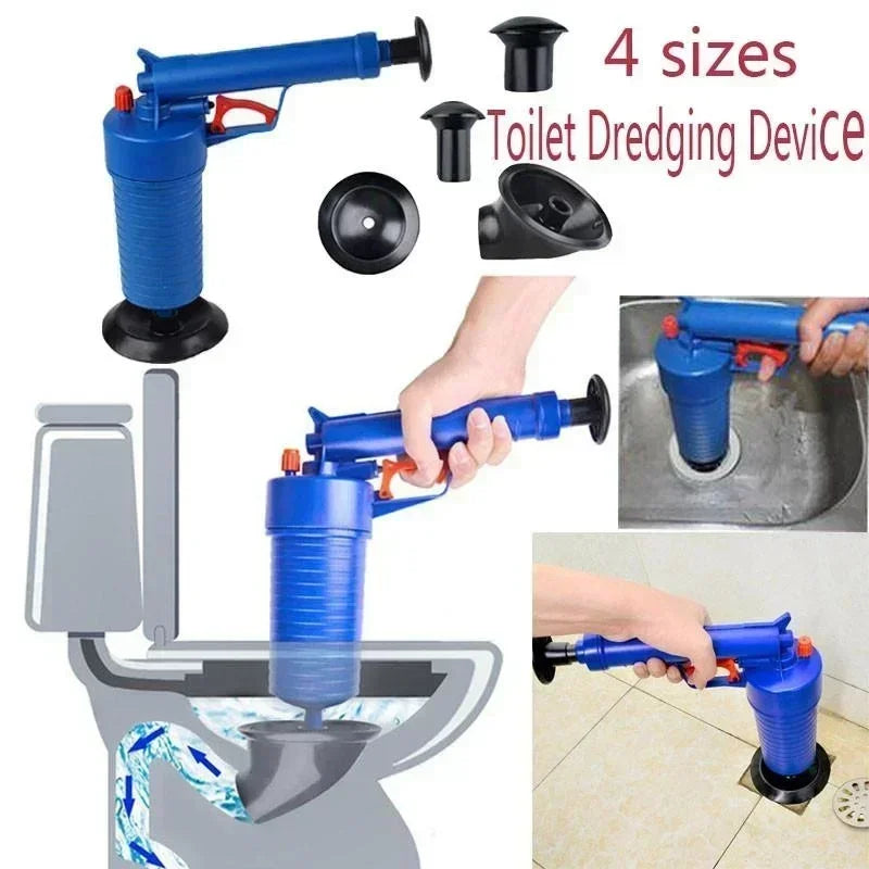 High-Pressure Air Drain Plunger – Multi-Drain Blockage Remover