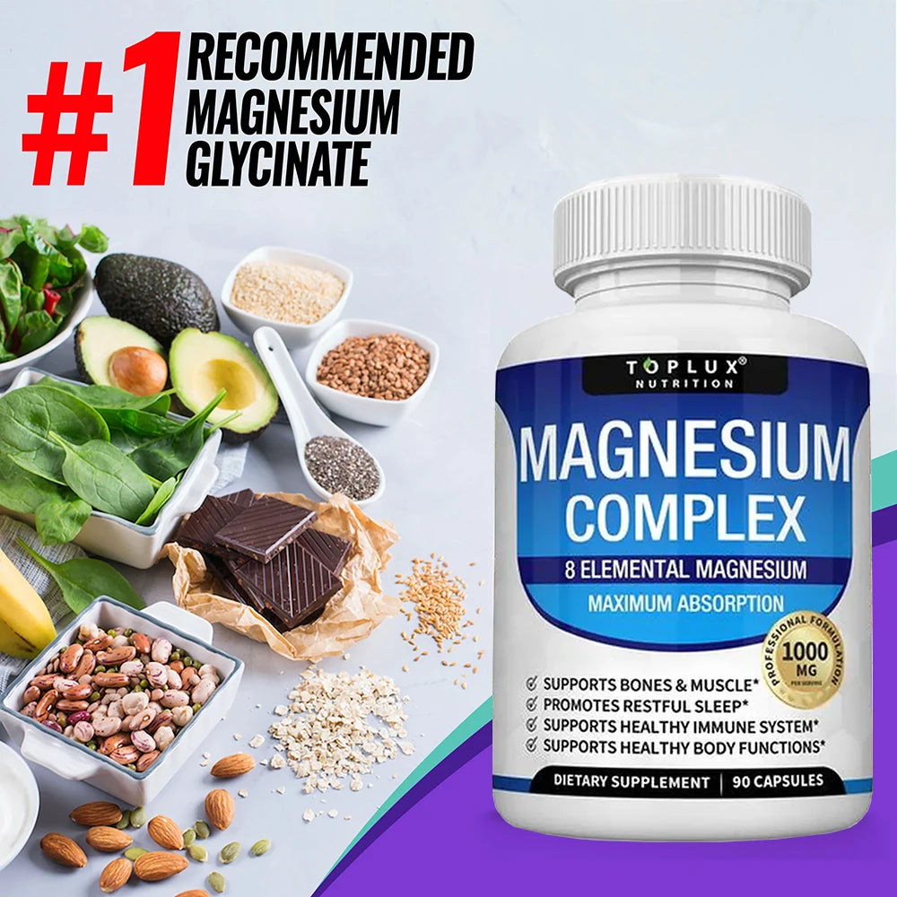 Magnesium Complex 1000 mg Capsules – Multi-Source Support