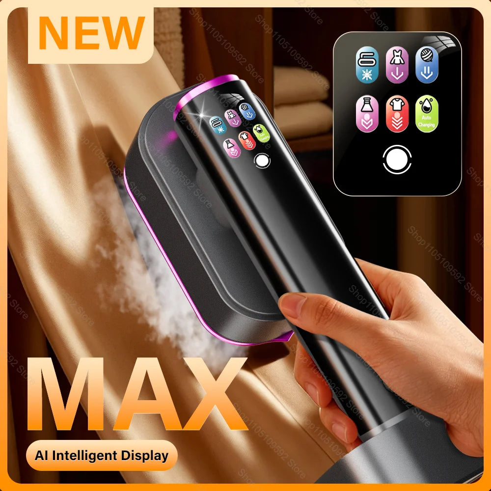 Portable Handheld Garment Steamer – 1200W Five-Temperature - EverGrowMarkeplace