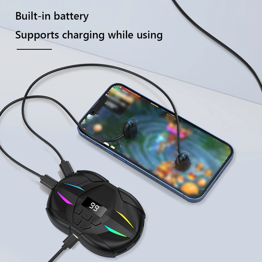 Phone Auto Clicker With Digital Display – Silent RGB Tapping