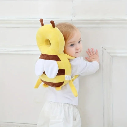 Baby Bee Head Protection Pillow – Soft Anti-Fall Cushion - EverGrowMarkeplace