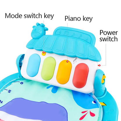 Baby Piano Play Gym Mat With Music And Lights - EverGrowMarkeplace