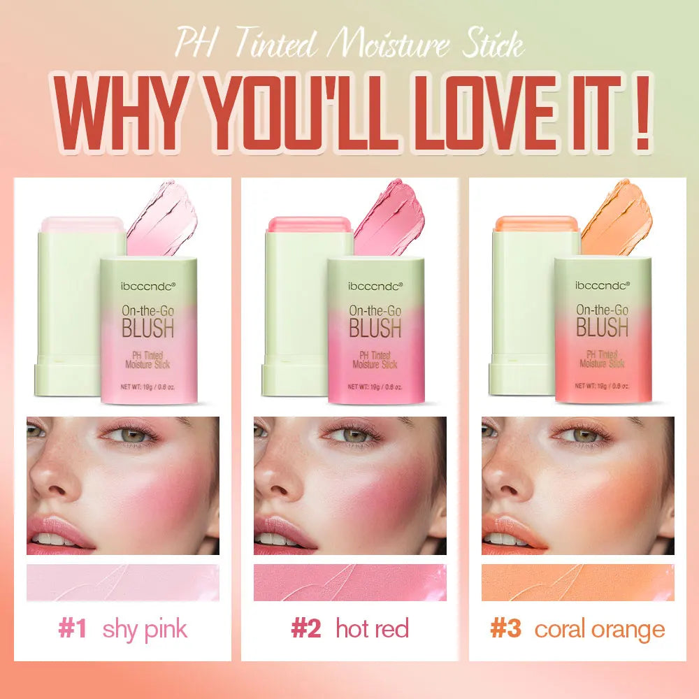 3-in-1 Tinted Moisture Stick for Cheeks, Lips and Eyes - EverGrowMarkeplace