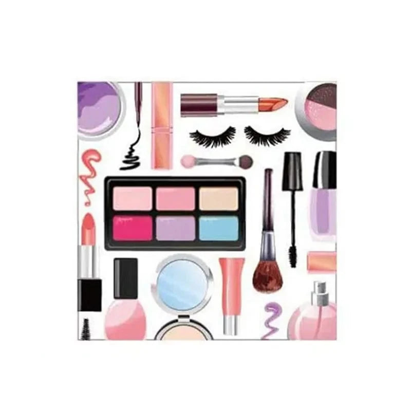 Spa Makeup Party Disposable Tableware Set for Events - EverGrowMarkeplace