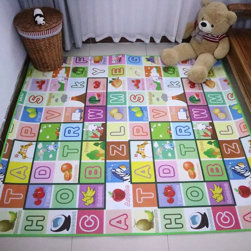 Foldable Baby Play Mat 120×90 cm – Waterproof Foam Rug - EverGrowMarkeplace