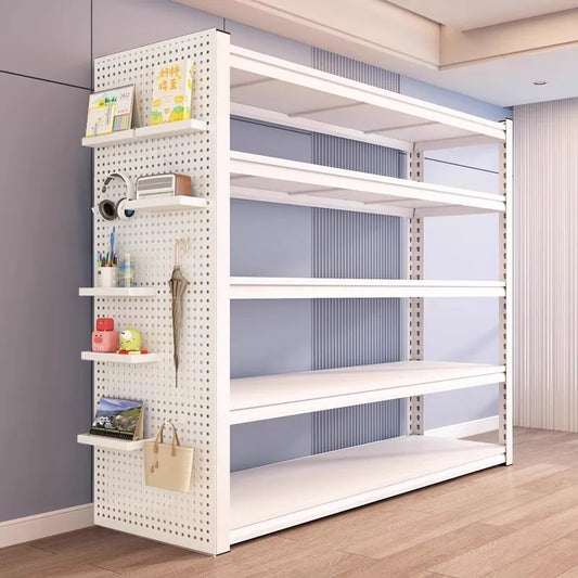 Bamboo Bathroom Storage Rack With Plastic Frame