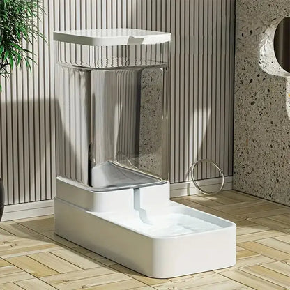 Automatic Dog Feeder and Water Dispenser Set 3.8L