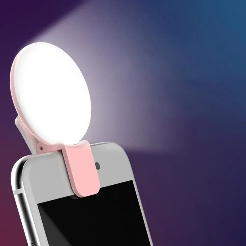 Mini Clip-On Selfie Ring Light For Mobile Phones - EverGrowMarkeplace