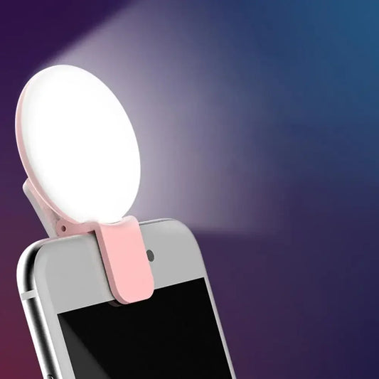 Mini Clip-On Selfie Ring Light For Mobile Phones - EverGrowMarkeplace