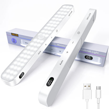 Motion Sensor LED Cabinet Light Bar – Rechargeable - EverGrowMarkeplace