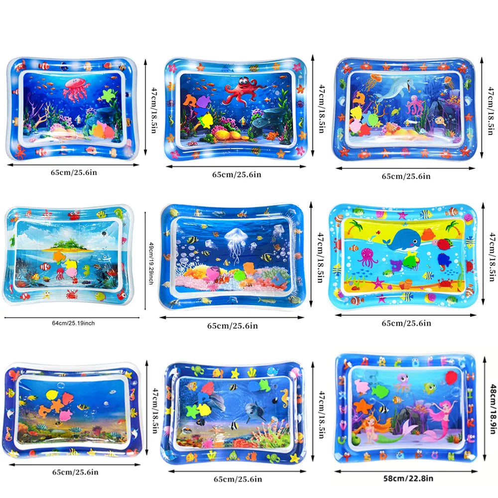 Inflatable Baby Water Play Mat – Tummy Time Toy