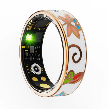 Smart Fitness Ring for Women – Stainless Steel, IP68