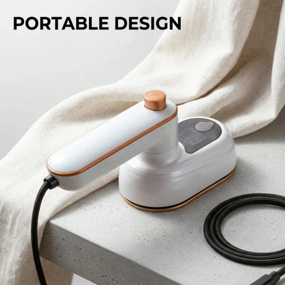 Foldable Handheld Garment Steamer – 180° Rotating Head - EverGrowMarkeplace