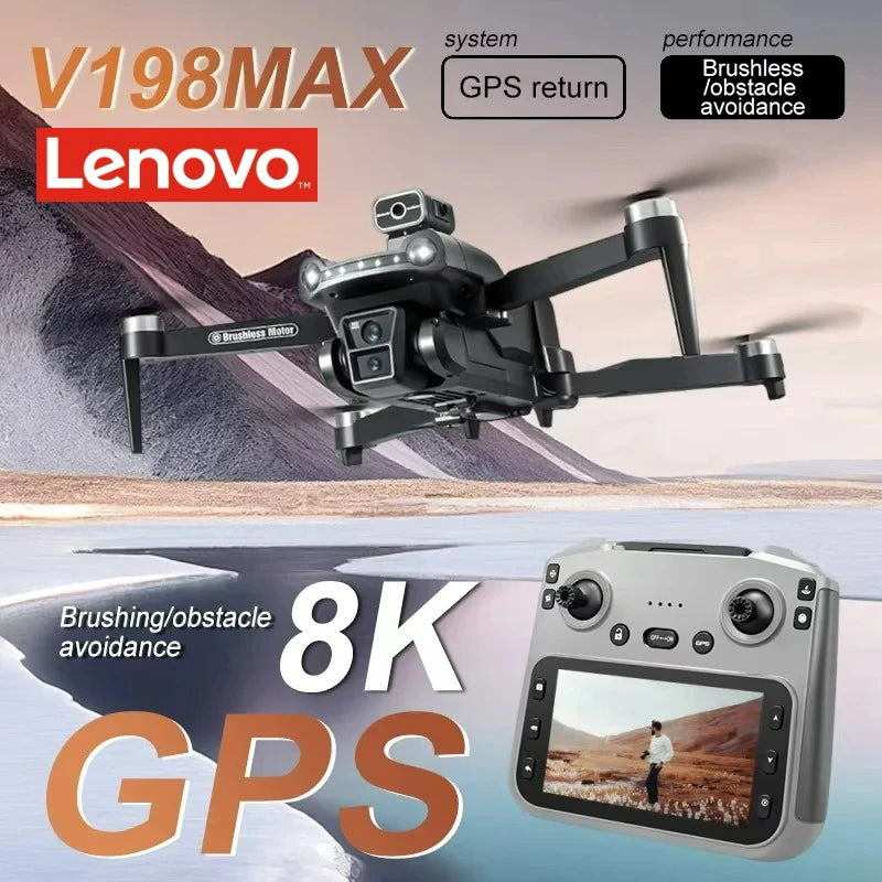 8K GPS Camera Drone With Screen – Foldable FPV Quadcopter