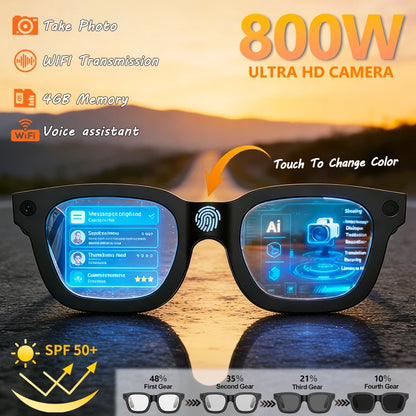 AI Smart Glasses Camera – Translation, Video & Bluetooth Calls