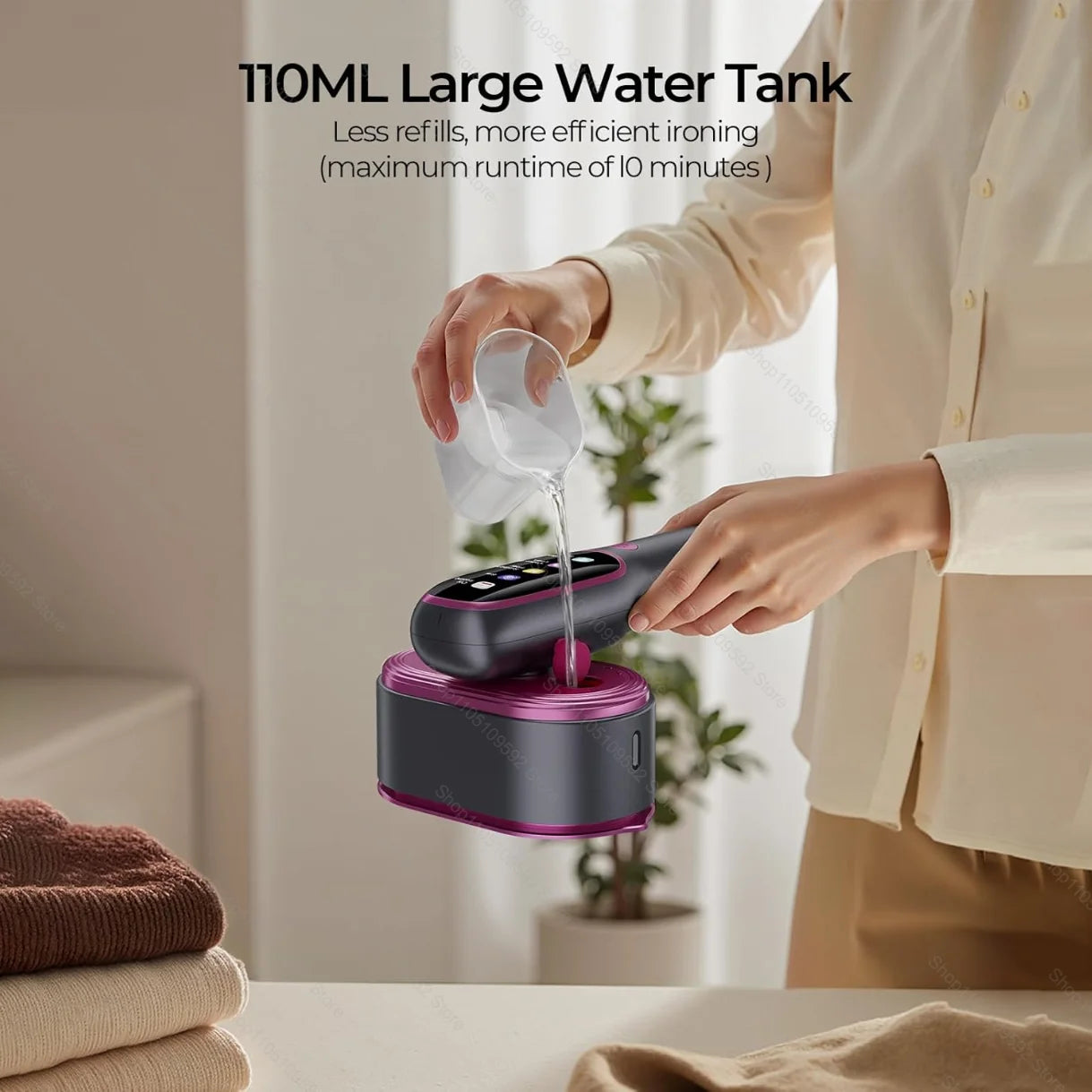 Handheld Garment Steamer Iron – 1200W Portable Fabric Care - EverGrowMarkeplace