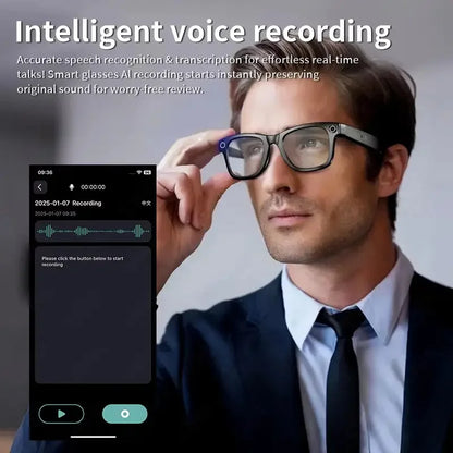 AI Smart Glasses With Camera – Translation & Bluetooth Audio - EverGrowMarkeplace