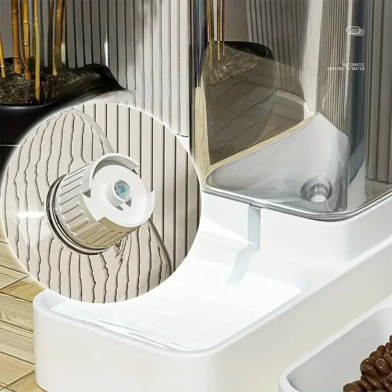 Automatic Dog Feeder and Water Dispenser Set 3.8L