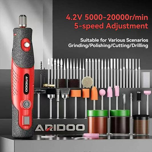 Cordless Mini Engraver Drill – 4.2V Rotary Tool Kit - EverGrowMarkeplace
