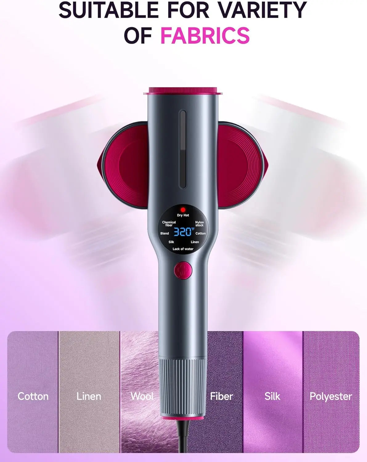Portable 2-in-1 Garment Steamer Iron – Fast Heat-Up - EverGrowMarkeplace