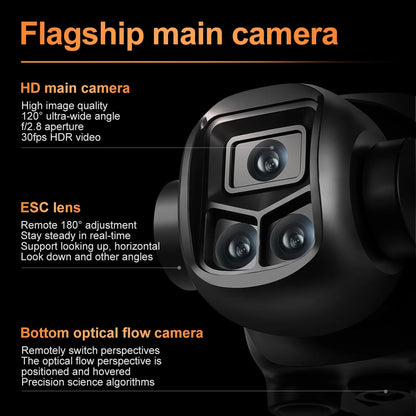 8K GPS Camera Drone With Screen Controller And Obstacle Avoidance