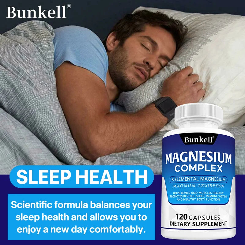 Magnesium Complex Capsules – Support Bones, Muscles & Sleep