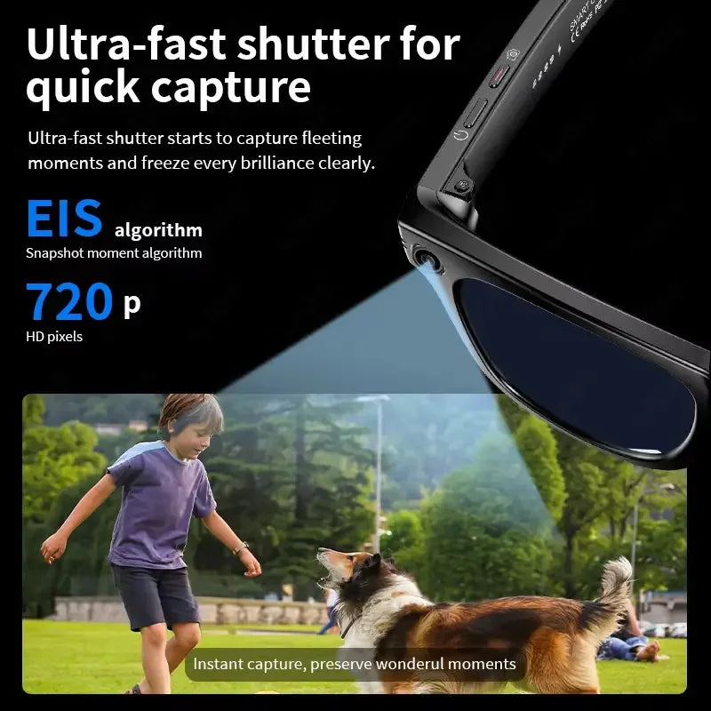 AI Smart Glasses With Camera – Translation & Bluetooth Audio - EverGrowMarkeplace