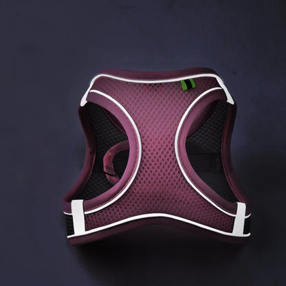 Reflective Mesh Pet Harness Vest with Leash Set