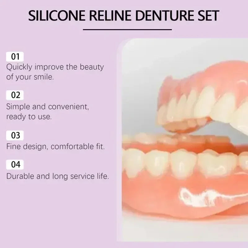 Denture Reliner Kit for Comfortable Custom Fit at Home - EverGrowMarkeplace
