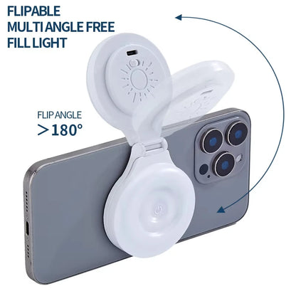 Magnetic Phone Selfie Light – Rechargeable 3-Mode LED - EverGrowMarkeplace