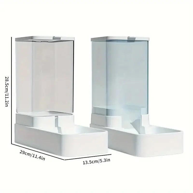 Automatic Dog Feeder and Water Dispenser Set 3.8L