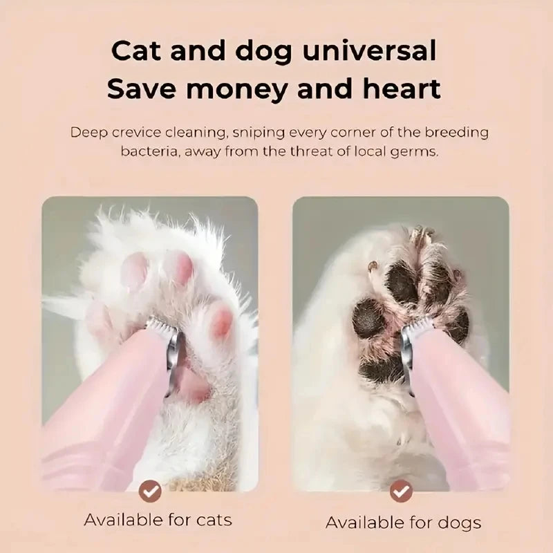 Pet Hair Detail Trimmer Electric Clipper for Cats & Dogs
