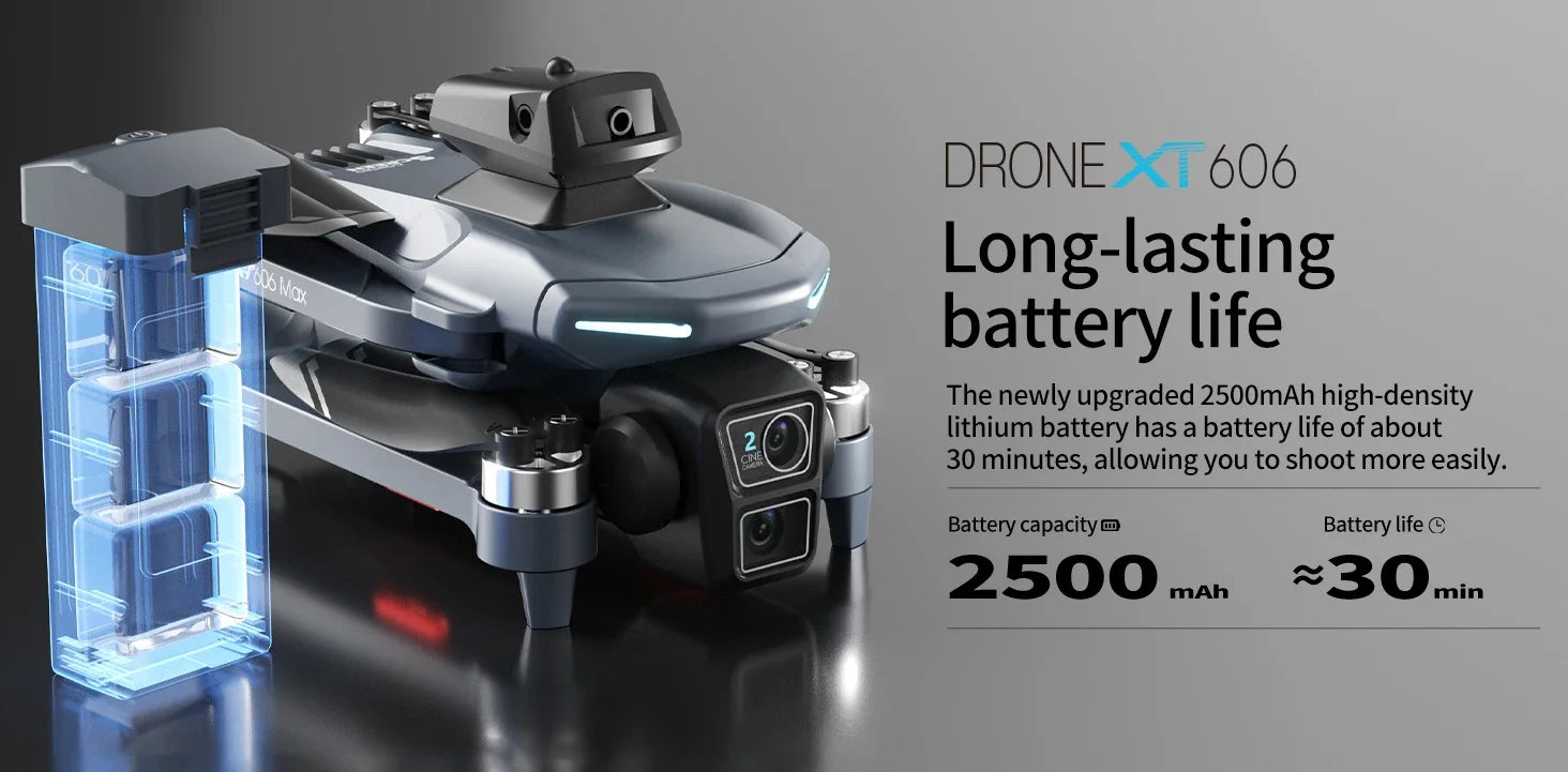 GPS Camera Drone With 8K EIS – 360° Obstacle Avoidance