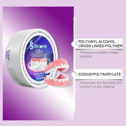 Denture Reliner Kit for Comfortable Custom Fit at Home - EverGrowMarkeplace
