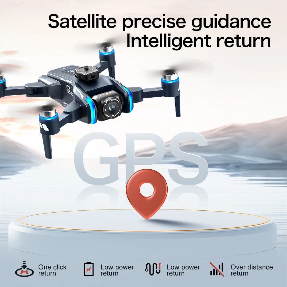 8K GPS Camera Drone With Screen – Brushless Foldable FPV