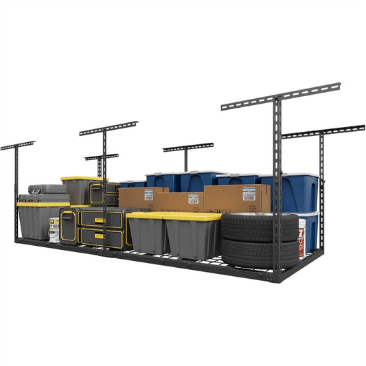 3x8 ft Overhead Garage Storage Rack 26–40 in Adjustable