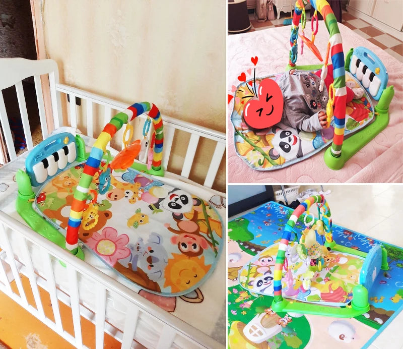 Musical Baby Activity Gym Play Mat With Piano - EverGrowMarkeplace