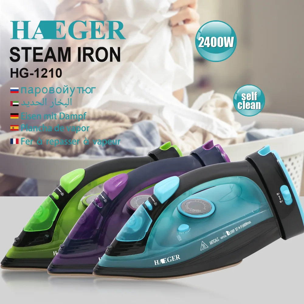 Wireless Steam Iron for Clothes 2400W With 350 ml Tank - EverGrowMarkeplace